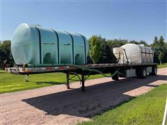 2004 Transcraft Eagle T/A Aluminum Flatbed Nurse Trailer 