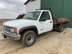 1998 Chevrolet 2500 4x4 Flatbed Pickup 