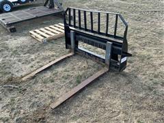 John Deere Skid Steer Mount Pallet Forks 