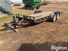 2014 H&H 20’ T/A Tilt Flatbed Trailer 