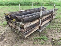 8’ Wooden Fence Posts 