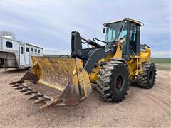 2004 John Deere 624J Wheel Loader W/4-IN-1 Bucket 