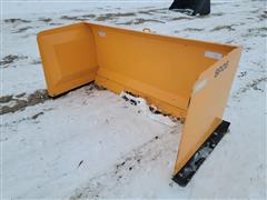 Industrias America SP06 6' Wide Snow Pusher Skid Steer Attachment 