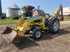 1971 Ford 5000 2WD Tractor W/Loader & Backhoe 