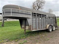 1994 Kiefer Built Stockmans Express T/A Livestock Trailer 