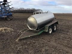 Homemade T/A Bulk Milk Feeding Trailer 