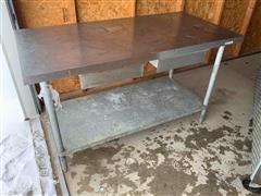 Stainless Steel Prep Table 