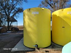 3000-Gallon Bulk Liquid Fertilizer Holding Tank 