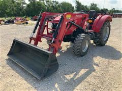 2018 Mahindra 2660 MFWD Tractor W/Loader 