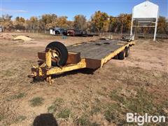 1981 Haule T/A Flatbed Trailer 