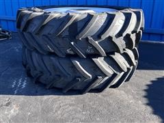 Michelin Agribib Radial X 520/85R46 Tires W/Rims 