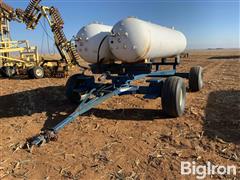 Twin 1000-Gallon Anhydrous Tank Trailer 