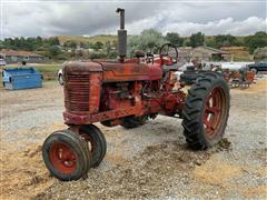 International M Narrow Front 2WD Tractor W/ Spare Parts 