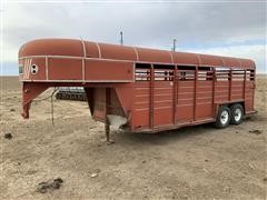 1986 Kiefer Built 27’ Gooseneck Livestock Trailer 