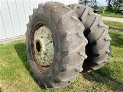 Firestone 18.4-34 Tractor Tires And Rims 