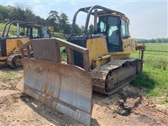 2007 John Deere 850J LT Dozer W/Multi-Shank Ripper 