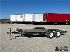 2007 Retco 16' T/A Flatbed Trailer 