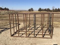 Shop Built Square Bale Feeder 