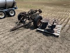 Shop Built Electric Fence Roller Trailer & Wire 