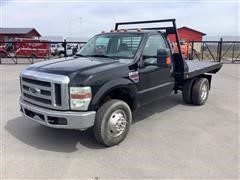 2008 Ford F350XLT Super Duty 4x4 Dually Flatbed Pickup 