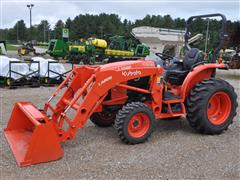 2021 Kubota L3560 MFWD Compact Utility Tractor W/Loader 