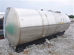 3,500 Gal. Stainless Steel Tank 