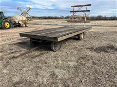 Homemade 4 Wheel Hay Wagon 