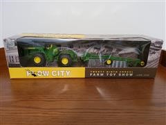 John Deere 8010 Toy Tractor W/Plow 