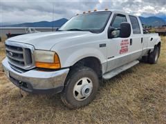 2000 Ford F350 Super Duty 4x4 Crew Cab Dually Pickup 