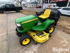 2012 John Deere X729 Ultimate 4x4 Lawn Tractor W/Bagger 