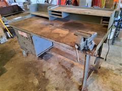 Steel Shop Table 