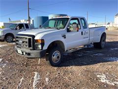 2008 Ford F350 Super Duty DRW 4x4 Extended Cab Dually Pickup 