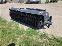 2021 Jct Rotary Broom Skid Steer Attachment 