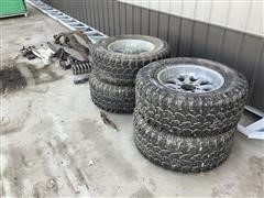 37X13.5R20 Tires Aluminum Rims W/Lift Kit 