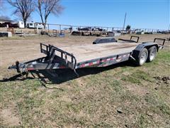 2013 H&H 18+2 T/A Industrial Equipment Flatbed Trailer 
