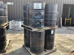 55 Gallon Oil Drums 