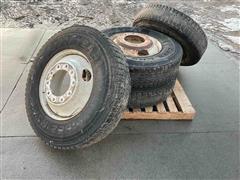 Goodyear 11R22.5 Truck Tires On Rims 