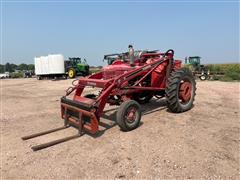 1954 Farmall Super M 2WD Tractor W/F11 Loader 