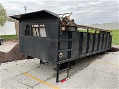 Shop Built 19’ Steel Dump Truck Box W/ Hoist 