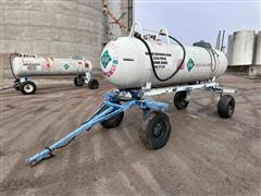 1000-Gallon Anhydrous Ammonia Tank 