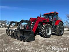 2015 Case IH Puma 185 CVT MFWD Tractor W/L775 Loader & Grapple 