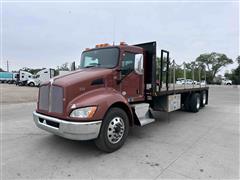 2017 Kenworth T370 T/A Flatbed Truck 