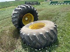 John Deere Combine Tires/Rims 