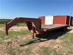 30' T/A Gooseneck Flatbed Trailer 