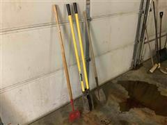 Post Hole Digger, Spade Shovel, Ice Scraper 