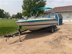 1995 Mariah Open Bow Motorboat & T/A Trailer 