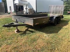 1985 Finish Line Challenger Series T/A Utility Trailer 