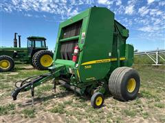 2010 John Deere 568 MegaWide Plus Round Baler 