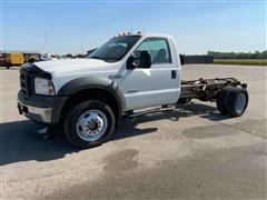 2005 Ford F550 XL Super Duty 4x4 Cab & Chassis 