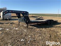 2022 NorStar IronBull T/A Gooseneck Flatbed Trailer 